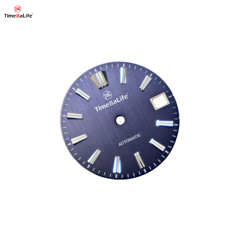 Custom High-Quality Straight Sand Brushed 28.5mm Watch Dial