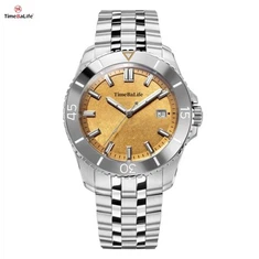 Gwylio Moethus Dynion 24K Gold Dial ODM Symudiad Awtomatig Swistir wedi'i addasu