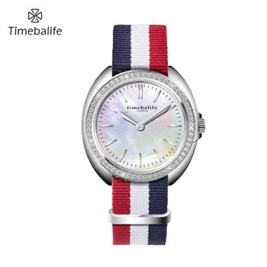 Rhyddhau Cyflym Nylon Menywod Strap Watch