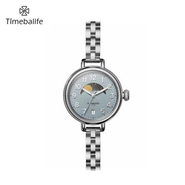 Gwylio Moonphase Women's Swistir Movt