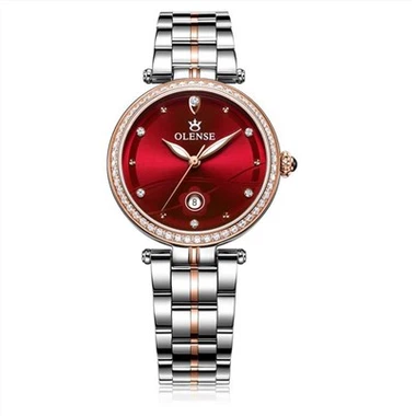 Couple Watch Stainless Steel Waterproof Watch Calendr Ffasiwn Dynion Syml Ladies Watch Addasu